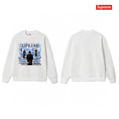 Supreme Unisex Casual Sweatshirt