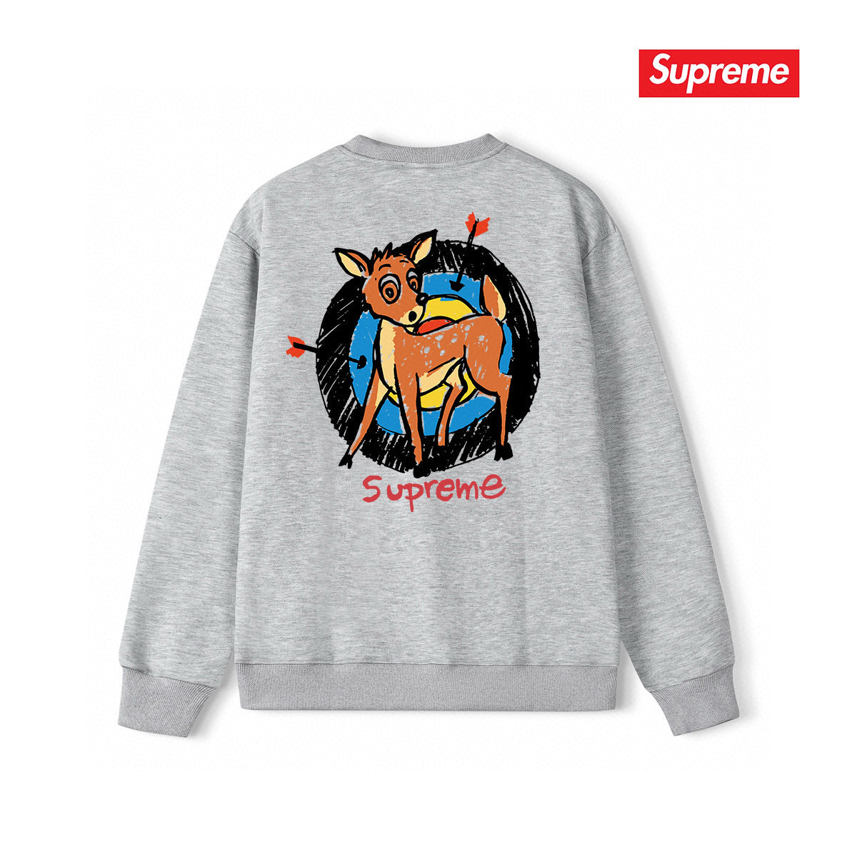 Supreme Unisex Casual Sweatshirt