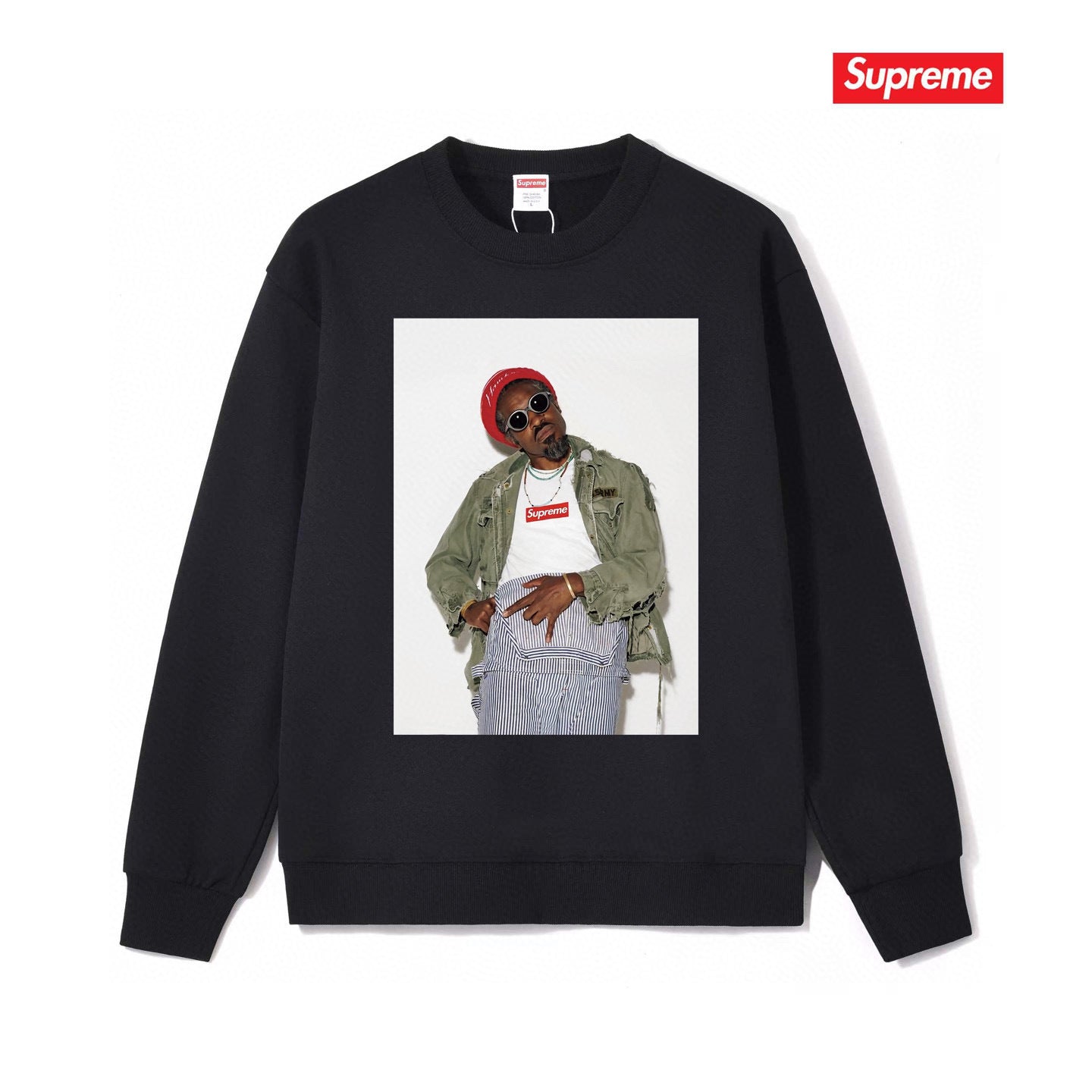 Supreme Unisex Casual Sweatshirt