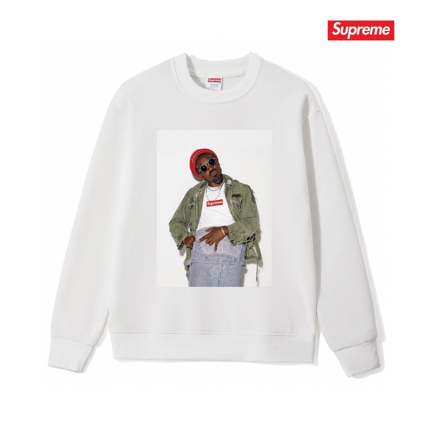 Supreme Unisex Casual Sweatshirt