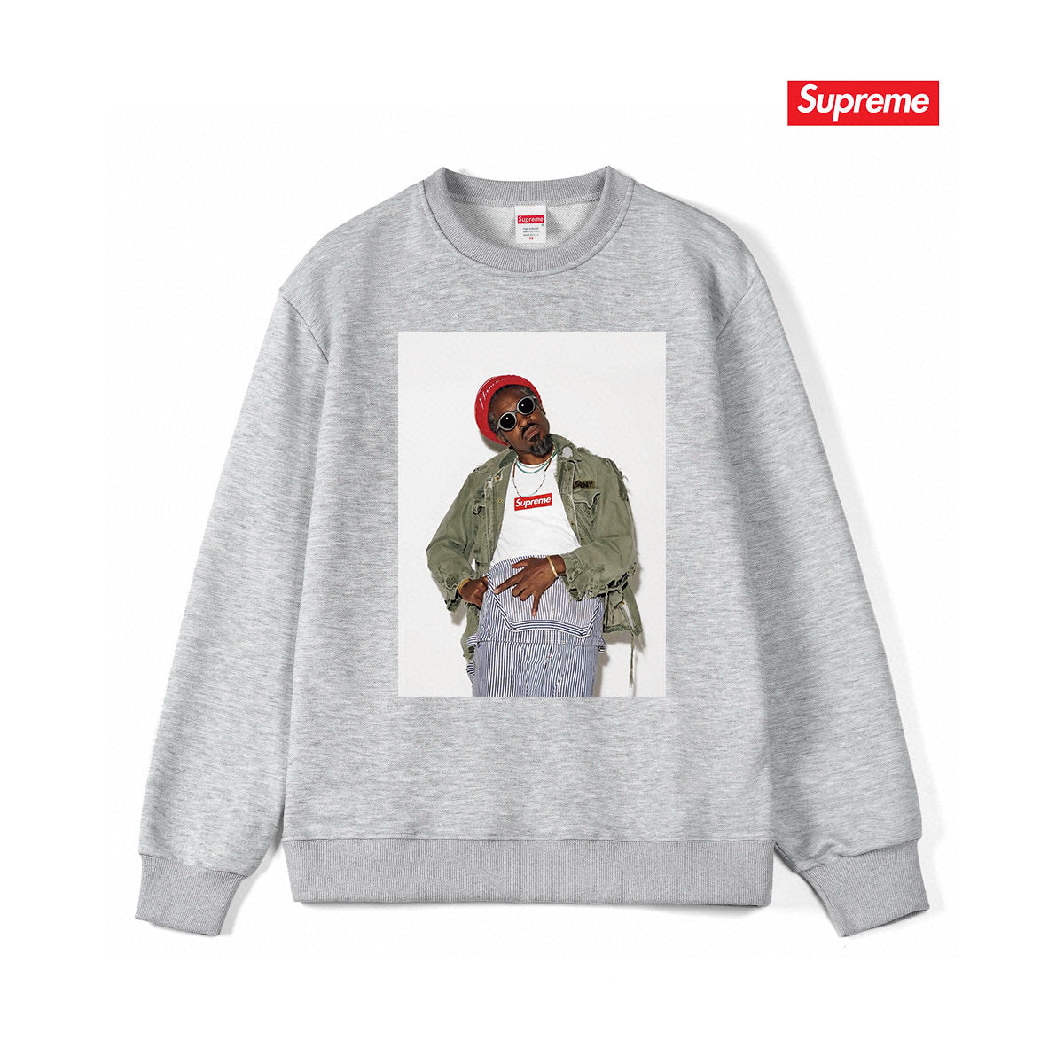 Supreme Unisex Casual Sweatshirt