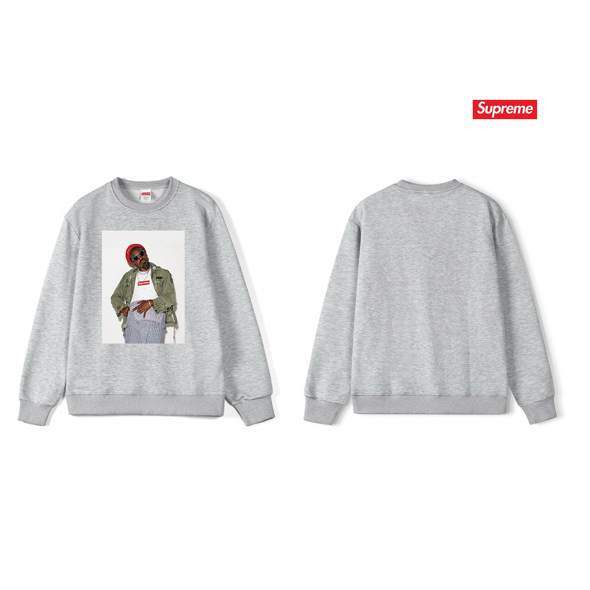 Supreme Unisex Casual Sweatshirt