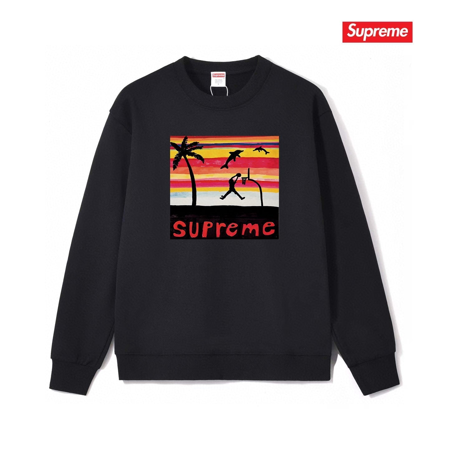 Supreme Unisex Casual Sweatshirt