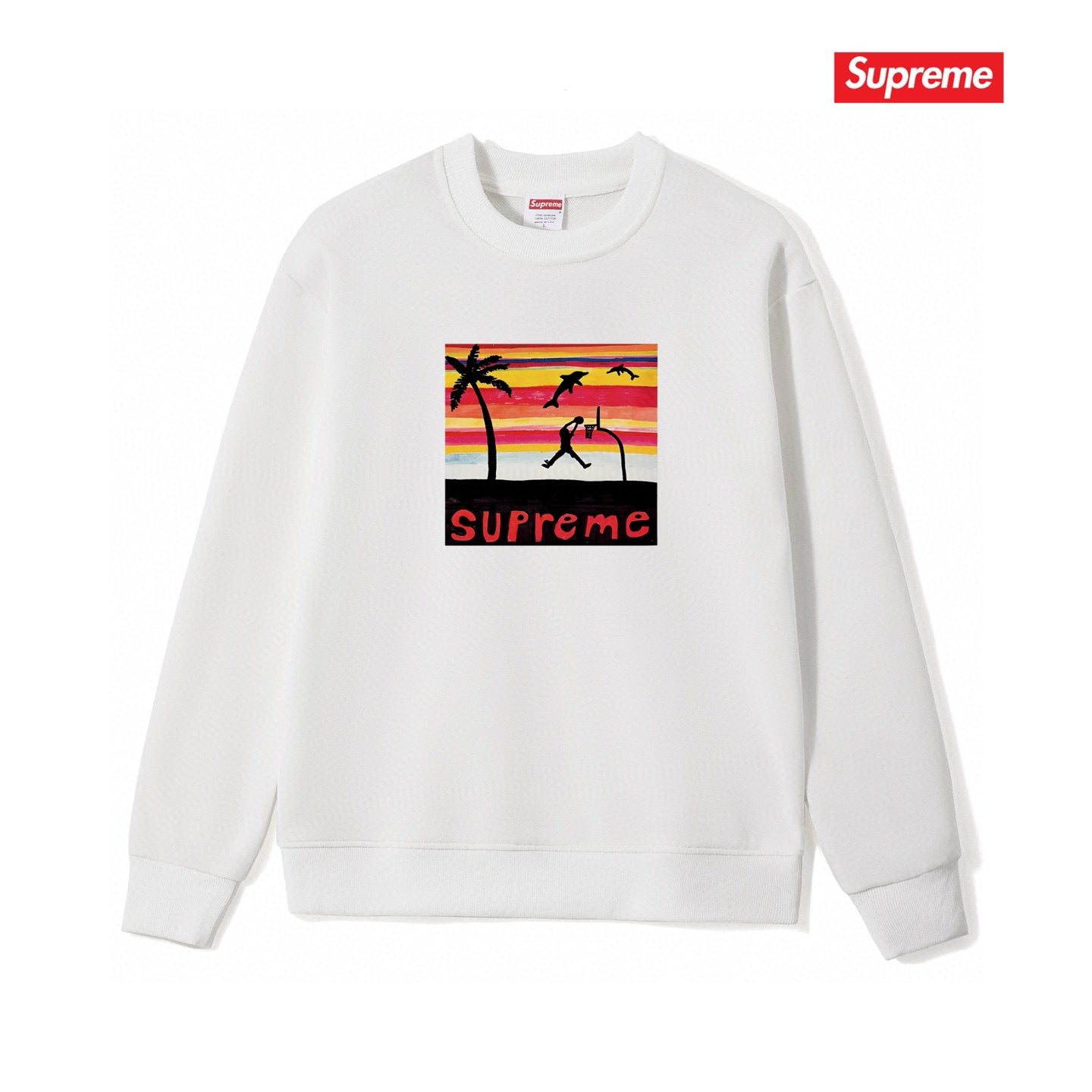 Supreme Unisex Casual Sweatshirt