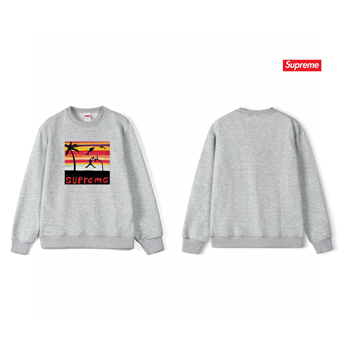 Supreme Unisex Casual Sweatshirt