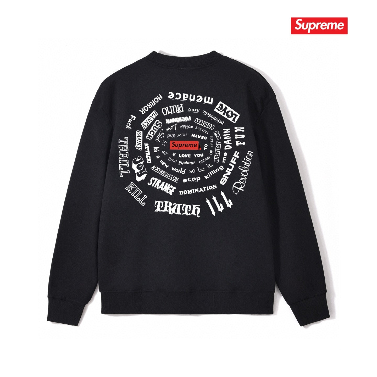 Supreme Unisex Casual Sweatshirt