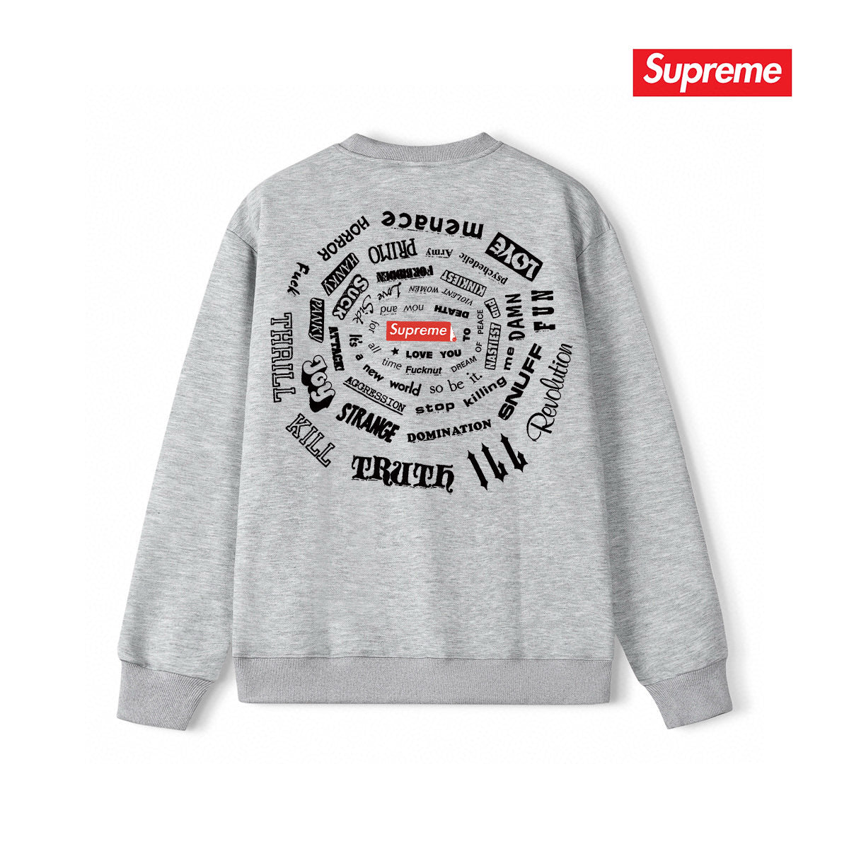 Supreme Unisex Casual Sweatshirt