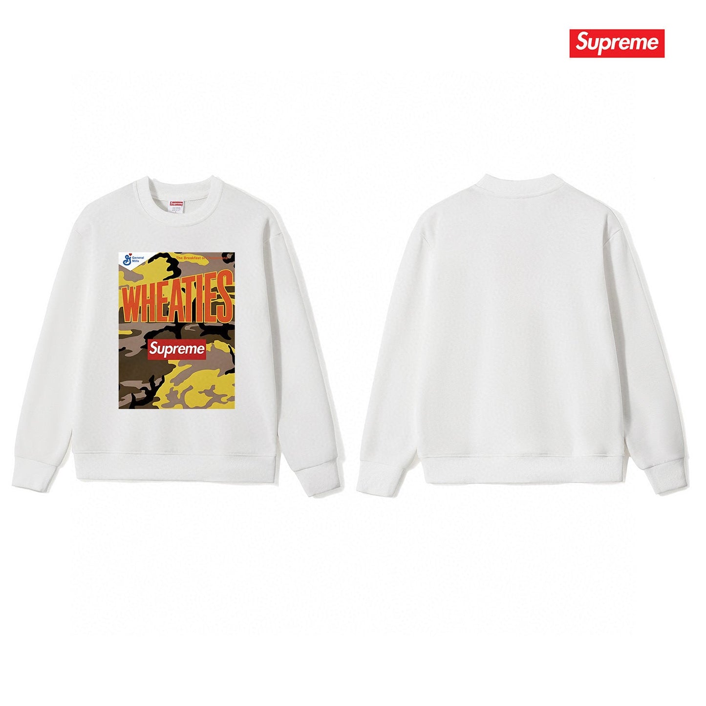 Supreme Unisex Casual Sweatshirt