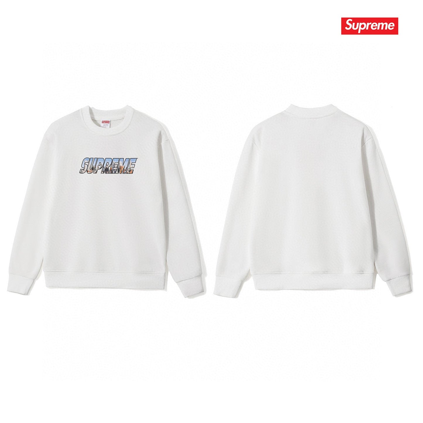 Supreme Unisex Casual Sweatshirt