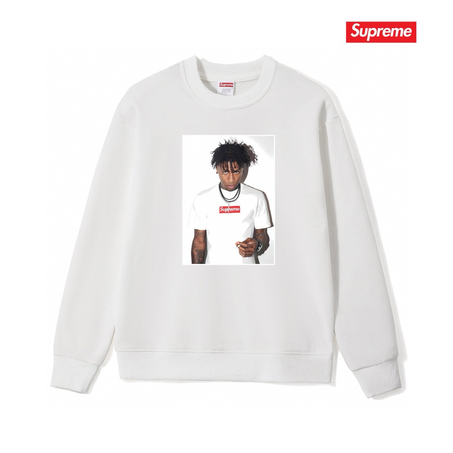 Supreme Unisex Casual Sweatshirt