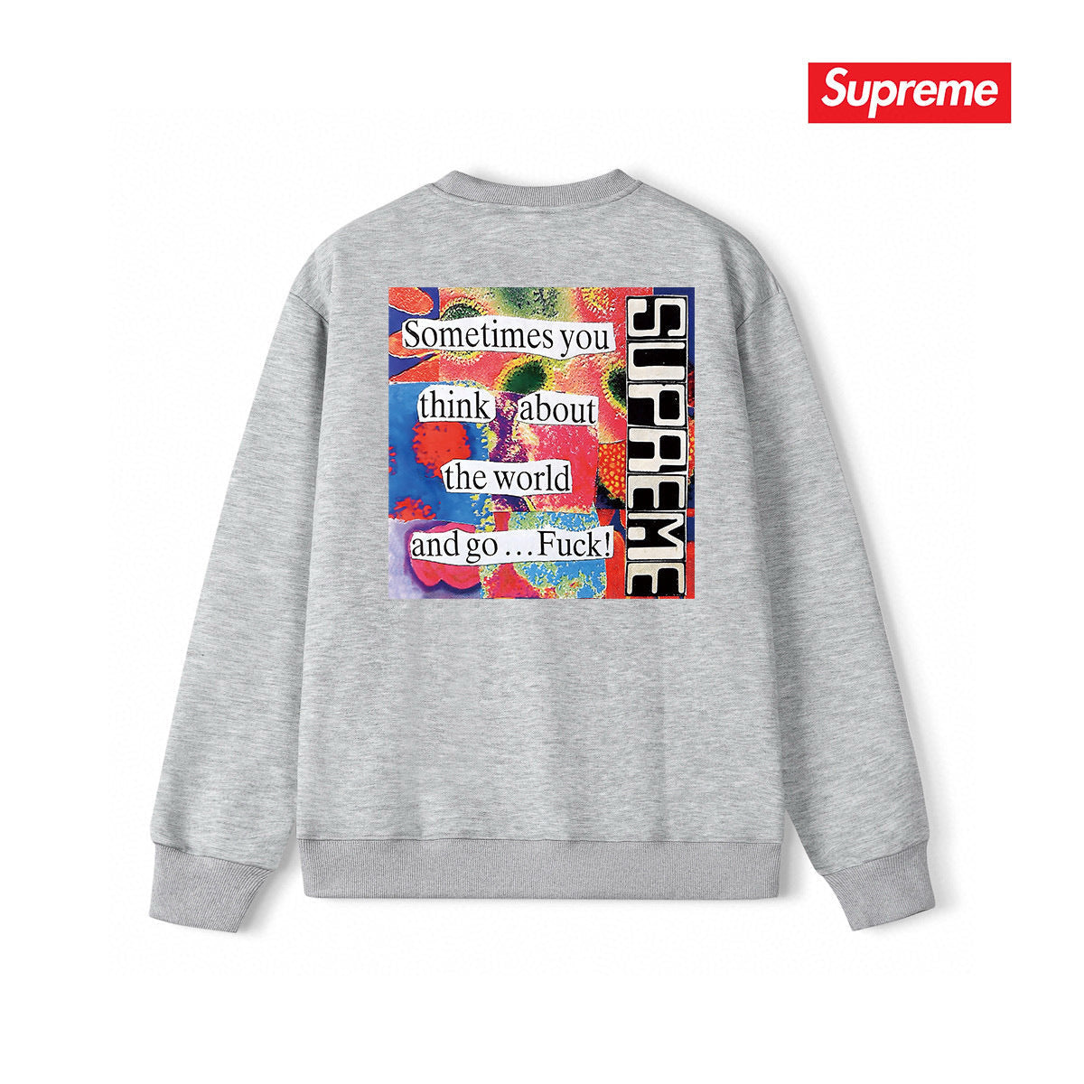 Supreme Unisex Casual Sweatshirt
