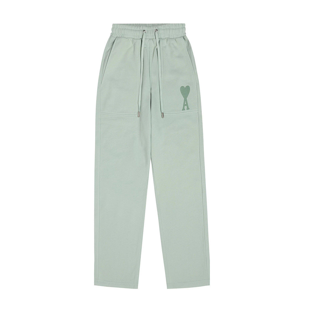 2026 AMI PARIS Straight leg sweatpants