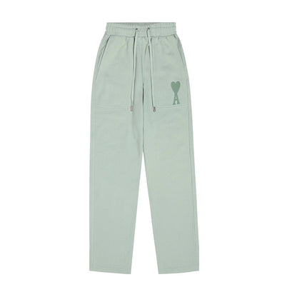 2026 AMI PARIS Straight leg sweatpants
