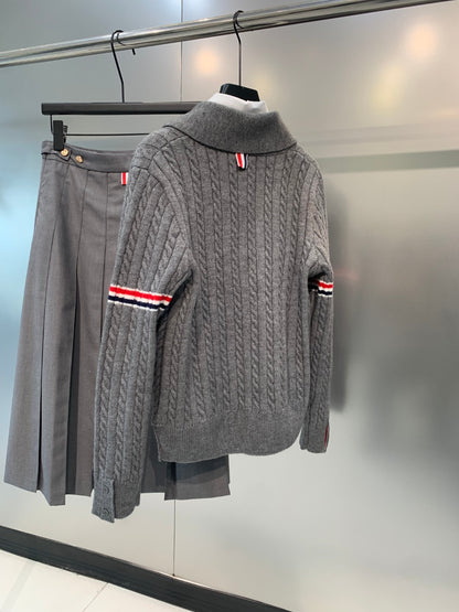 Thom Browne 2026 Classic Four-Bar Cardigan