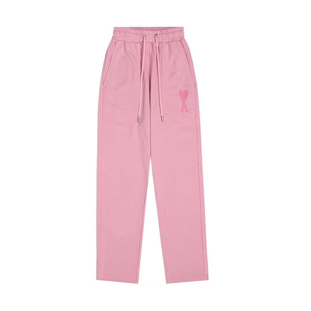 2026 AMI PARIS Straight leg sweatpants