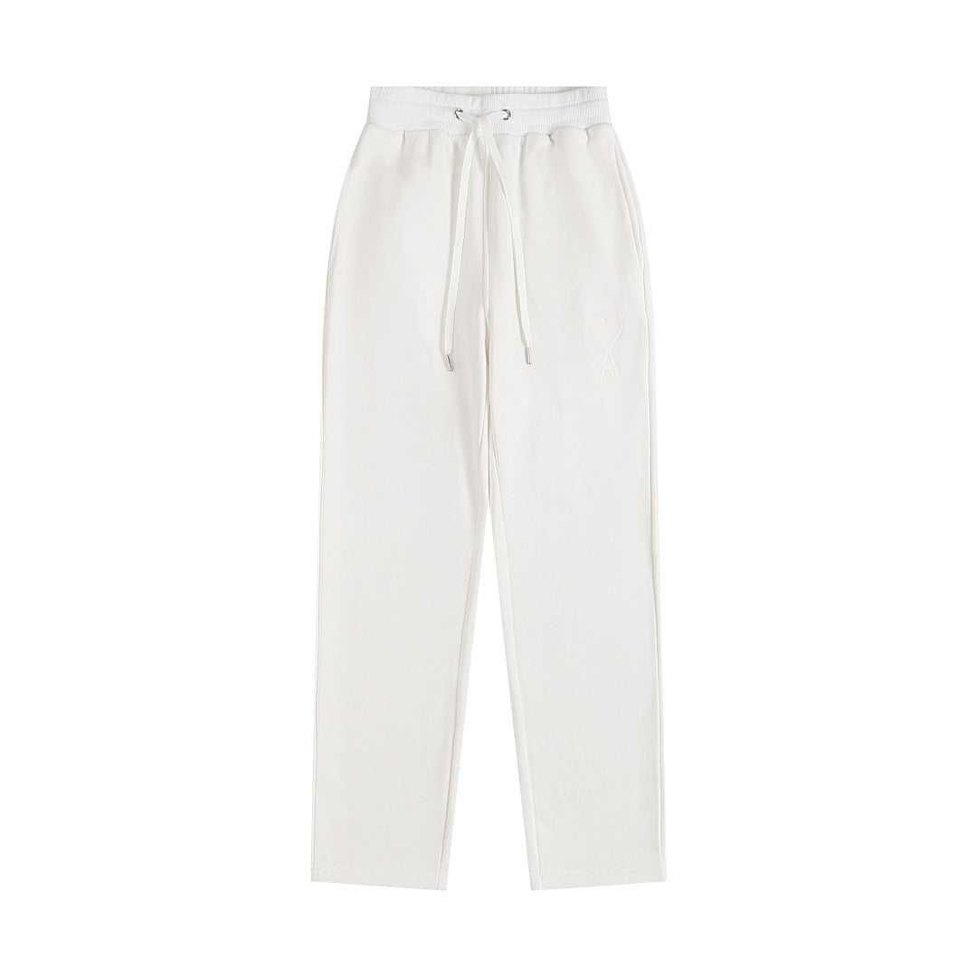 2026 AMI PARIS Straight leg sweatpants
