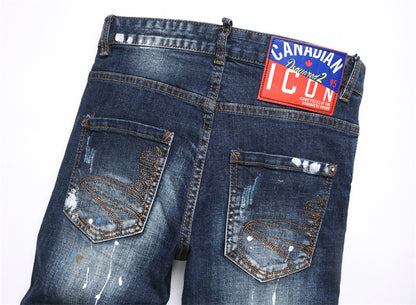 SOLO-DSQ2 25ss Ripped Jeans