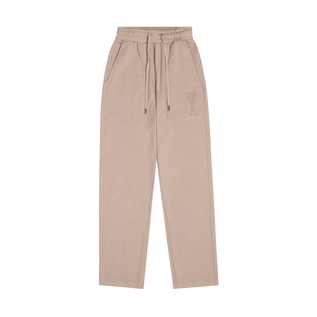 2026 AMI PARIS Straight leg sweatpants