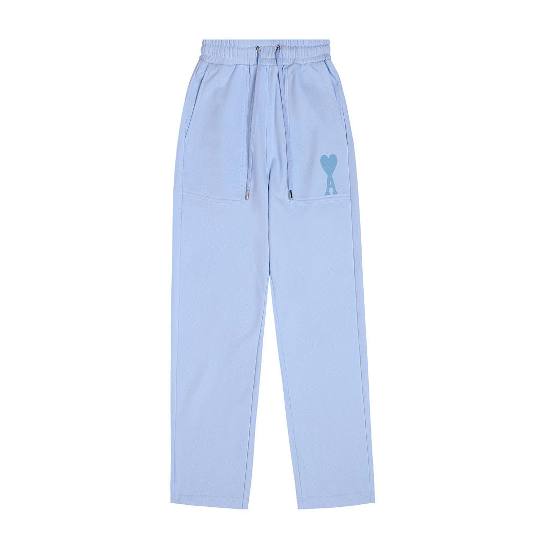 2026 AMI PARIS Straight leg sweatpants