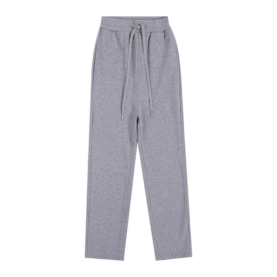 2026 AMI PARIS Straight leg sweatpants