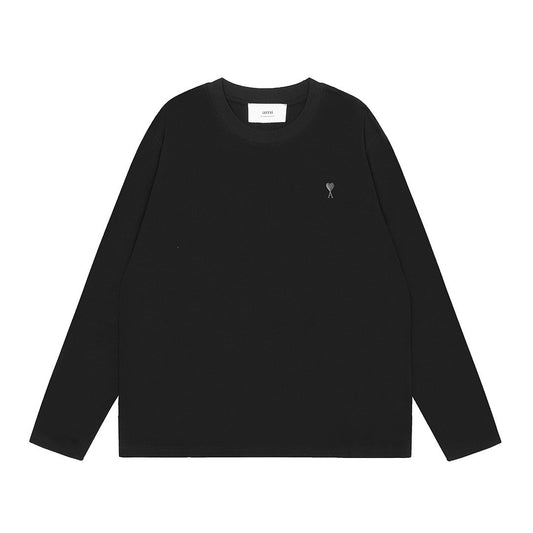 Ami Paris Unisex Long-Sleeve T-Shirt - Premium Cotton Casual Tee