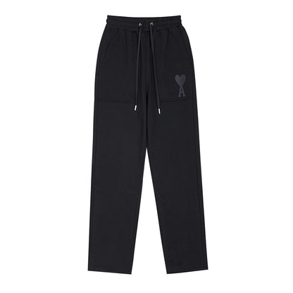 2026 AMI PARIS Straight leg sweatpants