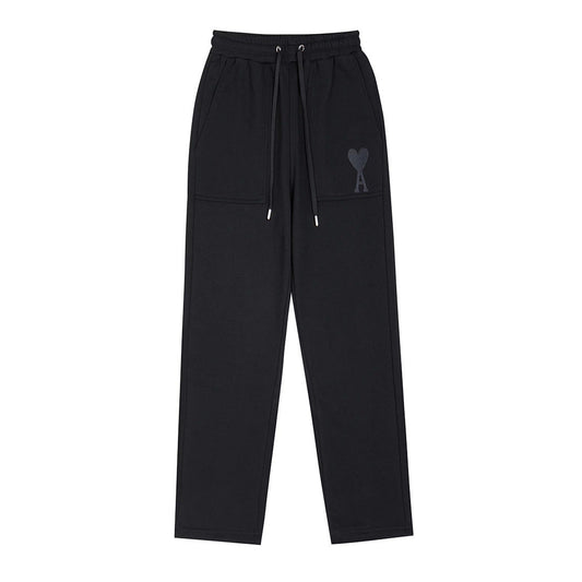 2026 AMI PARIS Straight leg sweatpants