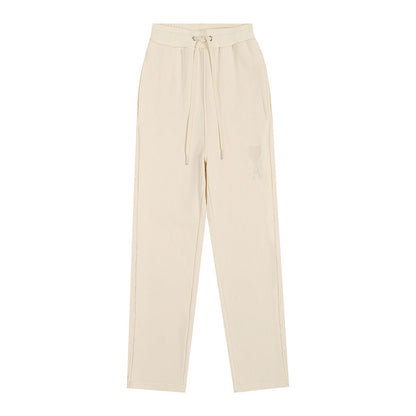 2026 AMI PARIS Straight leg sweatpants