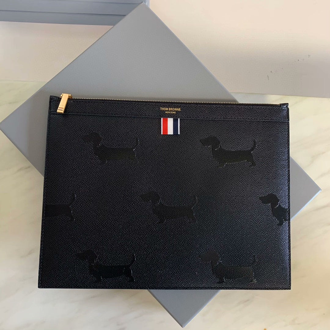 Dog print clutch THOM TREND
