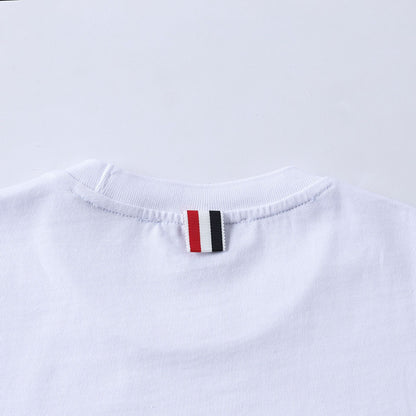 トム ブラウン 子犬の刺繍 Tシャツ