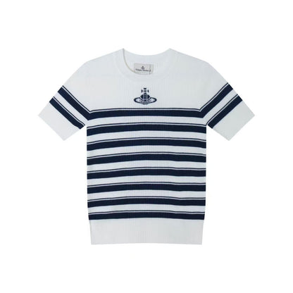 Vivienne Westwood ストライプニットTシャツ