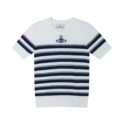 Vivienne Westwood ストライプニットTシャツ