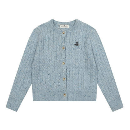 Vivienne Westwood カラーブロック コットンウールカーディガン