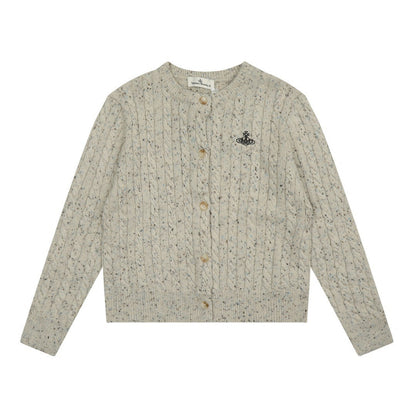 Vivienne Westwood カラーブロック コットンウールカーディガン