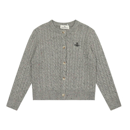 Vivienne Westwood カラーブロック コットンウールカーディガン