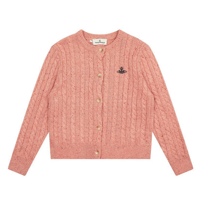 Vivienne Westwood カラーブロック コットンウールカーディガン