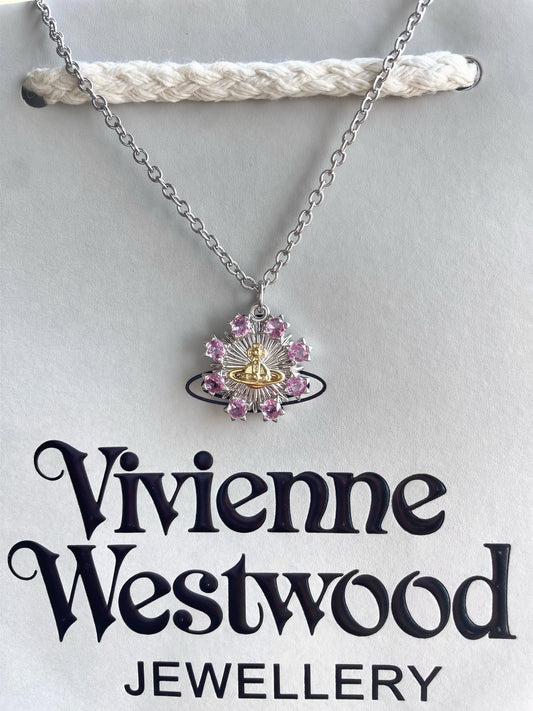 Vivienne Westwood Snowflake Rhinestone Necklace