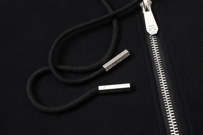 SOLO- 2025ss Black Hoodie