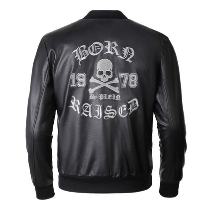 SOLO-LOGO Cowhide Jacket