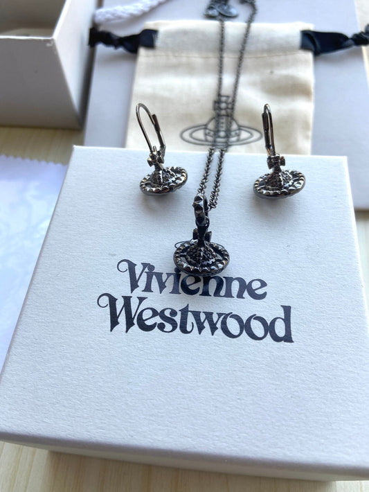 Vivienne Westwood Planet Necklace & Earring Set (2-Piece)