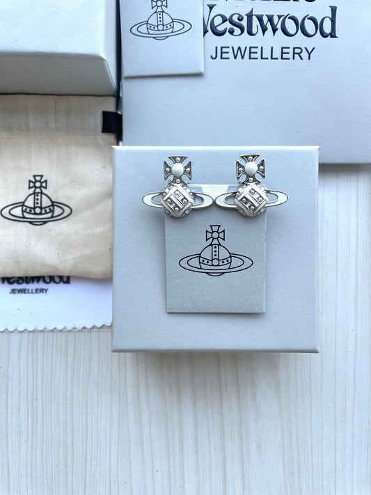 Saturn Stud Earrings