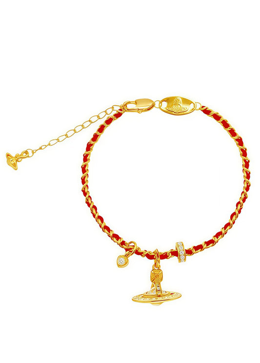 Vivienne Westwood "Ben Ming Nian" (Zodiac Year) Red Bracelet
